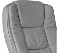 Fotel biurowy szary ergonomiczny komfortowy do pracy i relaksu STILO