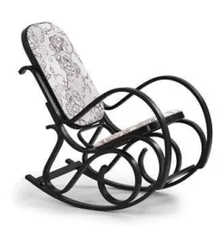 Fotel bujany Ferda wenge/ print