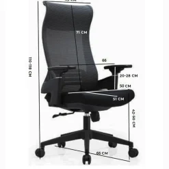 Fotel ergonomiczny ANGEL biurowy obrotowy Mimoza