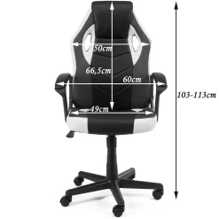Fotel Gamingowy FG19 Czarno Czerwony