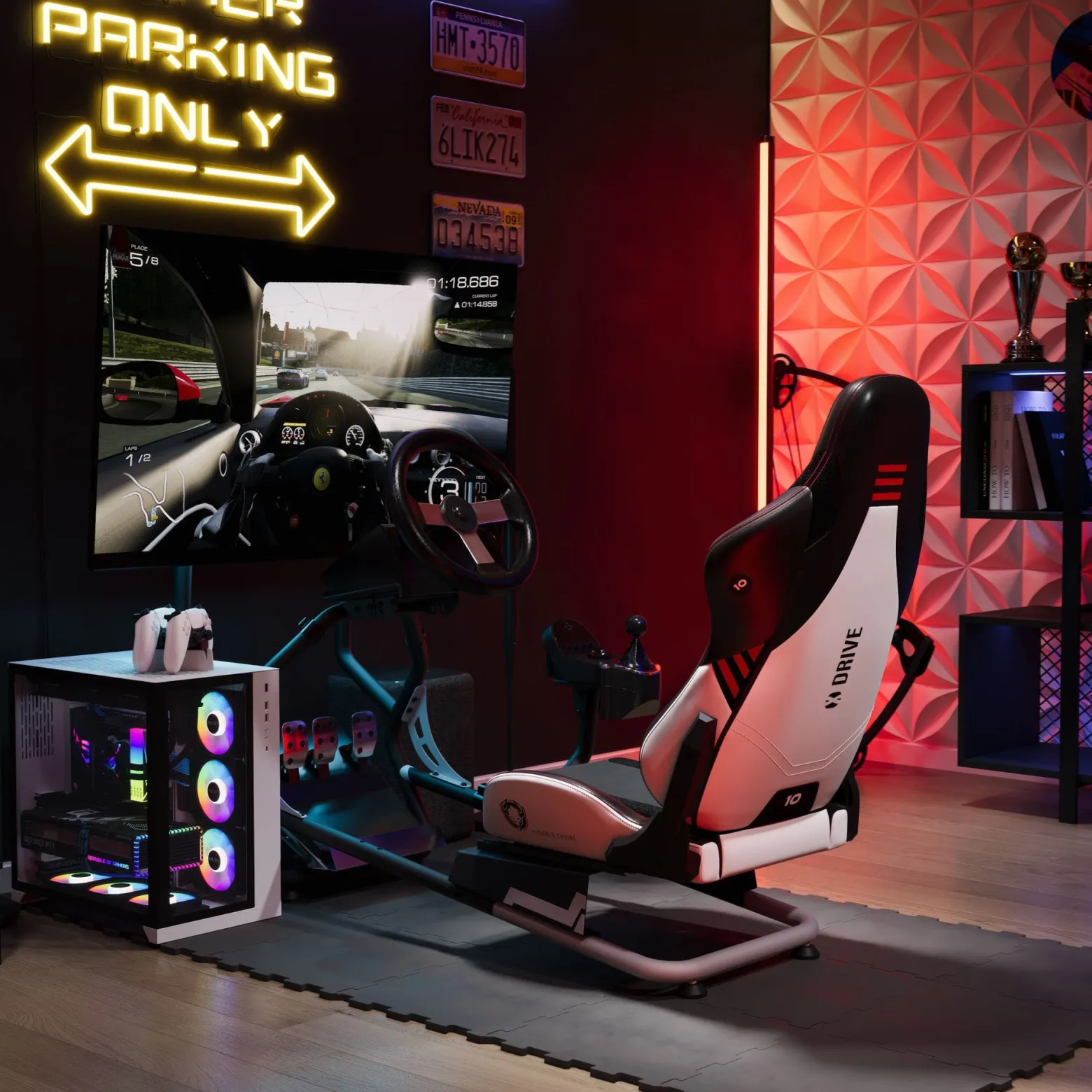 Fotel gamingowy kokpit do simracingu Diablo Chairs X-Drive