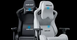 Fotel gamingowy materiałowy Kaiser 2 Frontier ciemnoszary XL
