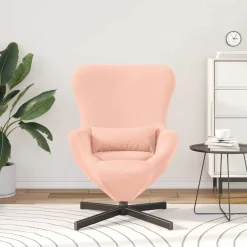 Fotel Jajo Obrotowy Fotel Wypoczynkowy Do Salonu Pokoju 63 x 73 x 90 cm