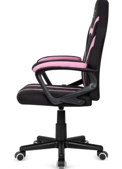 Fotel obrotowy do biurka MARIO BLACK PINK Fabric