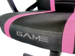 Fotel obrotowy do biurka MARIO BLACK PINK Fabric