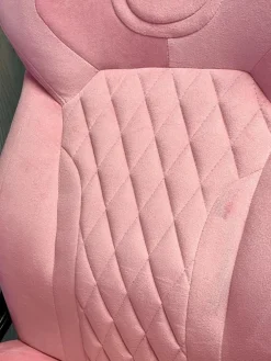 Fotel obrotowy do biurka SPIDER PINK ALCANTARA