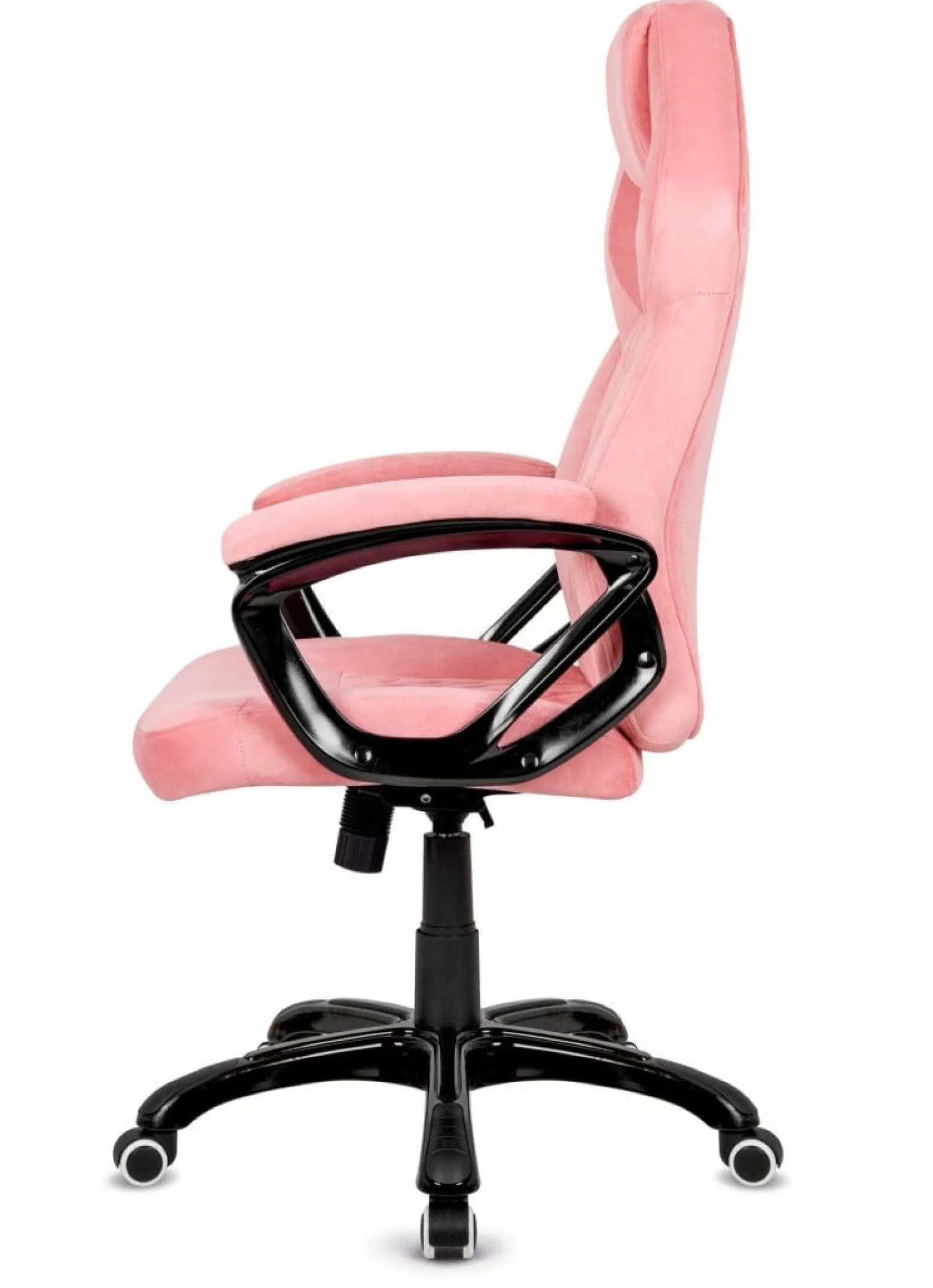 Fotel obrotowy do biurka SPIDER PINK ALCANTARA
