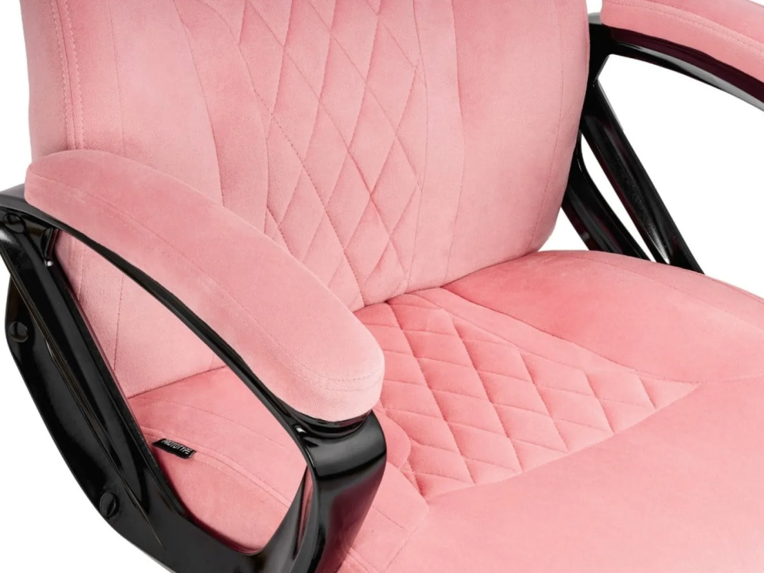 Fotel obrotowy do biurka SPIDER PINK ALCANTARA