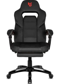 Fotel obrotowy do biurka TITAN BLACK ALCANTARA PRO