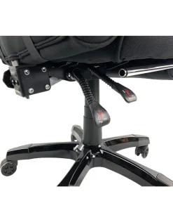 Fotel obrotowy do biurka TITAN BLACK ALCANTARA PRO