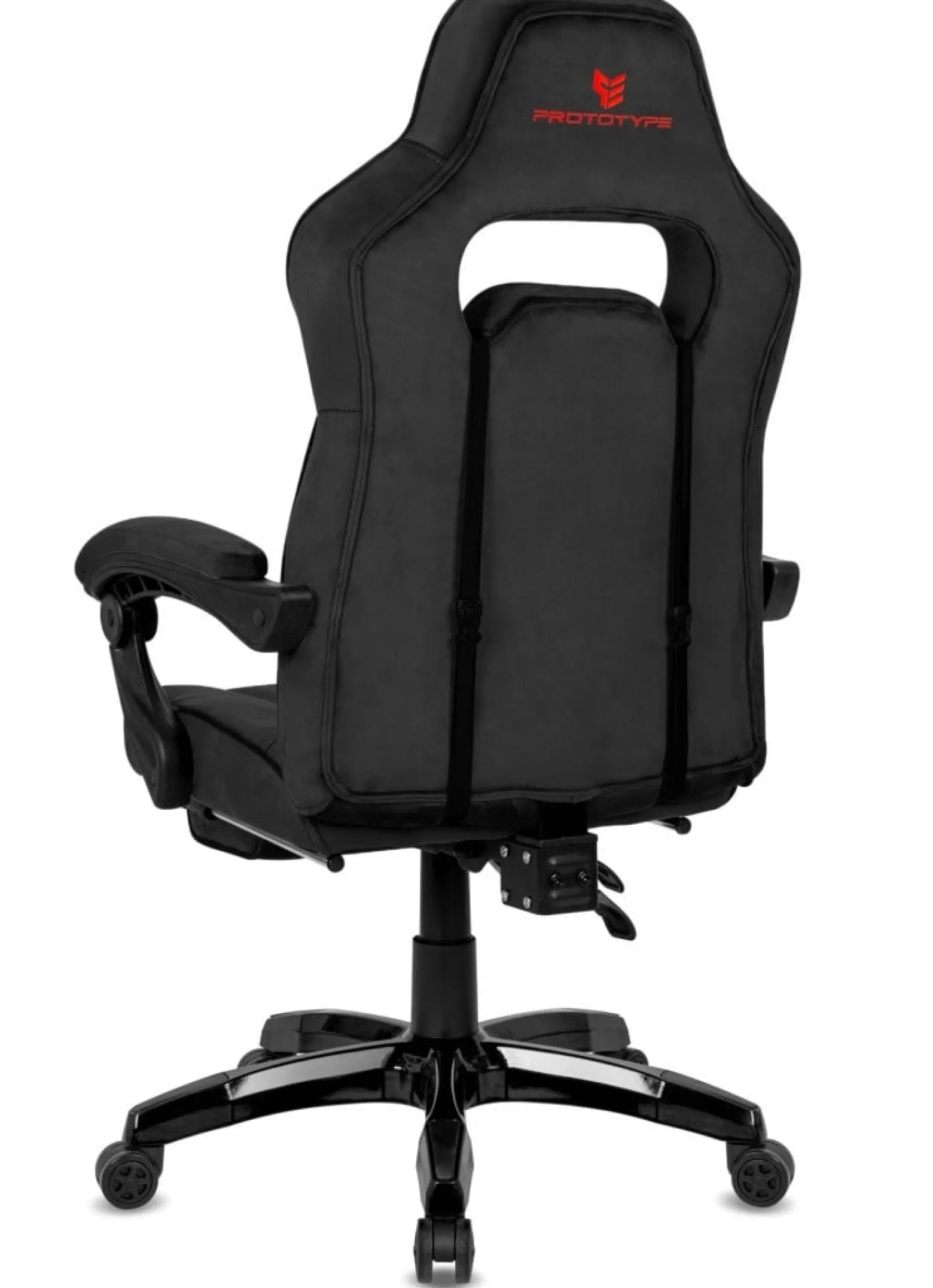 Fotel obrotowy do biurka TITAN BLACK ALCANTARA PRO