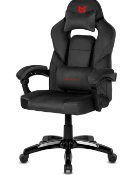 Fotel obrotowy do biurka TITAN BLACK ALCANTARA BASIC