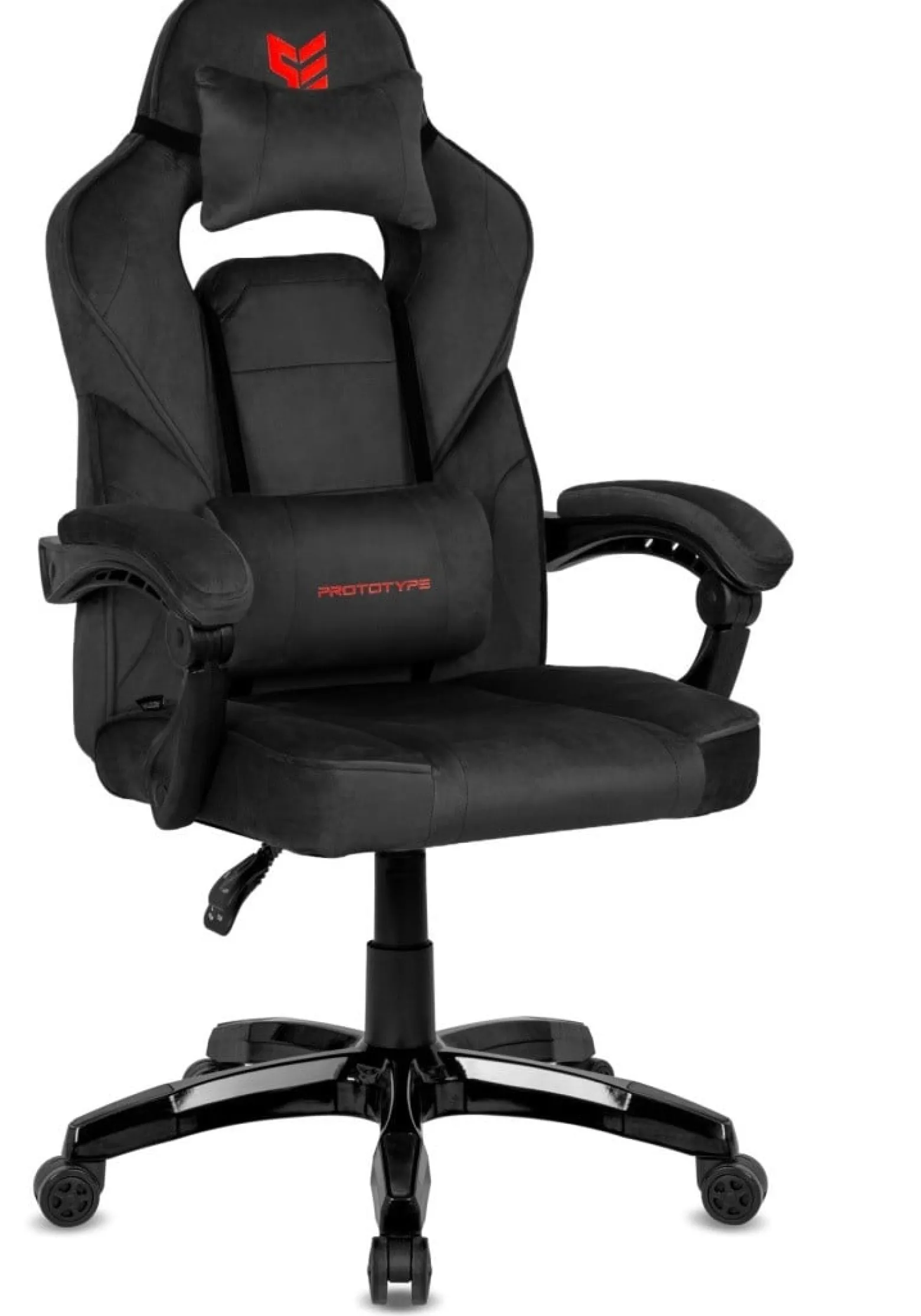 Fotel obrotowy do biurka TITAN BLACK ALCANTARA BASIC