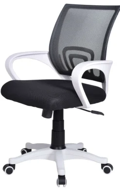 Fotel obrotowy do biurka VENTO BLACK MILK MESH