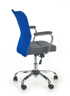 Fotel obrotowy halmar niebieski nowoczesny 95cm