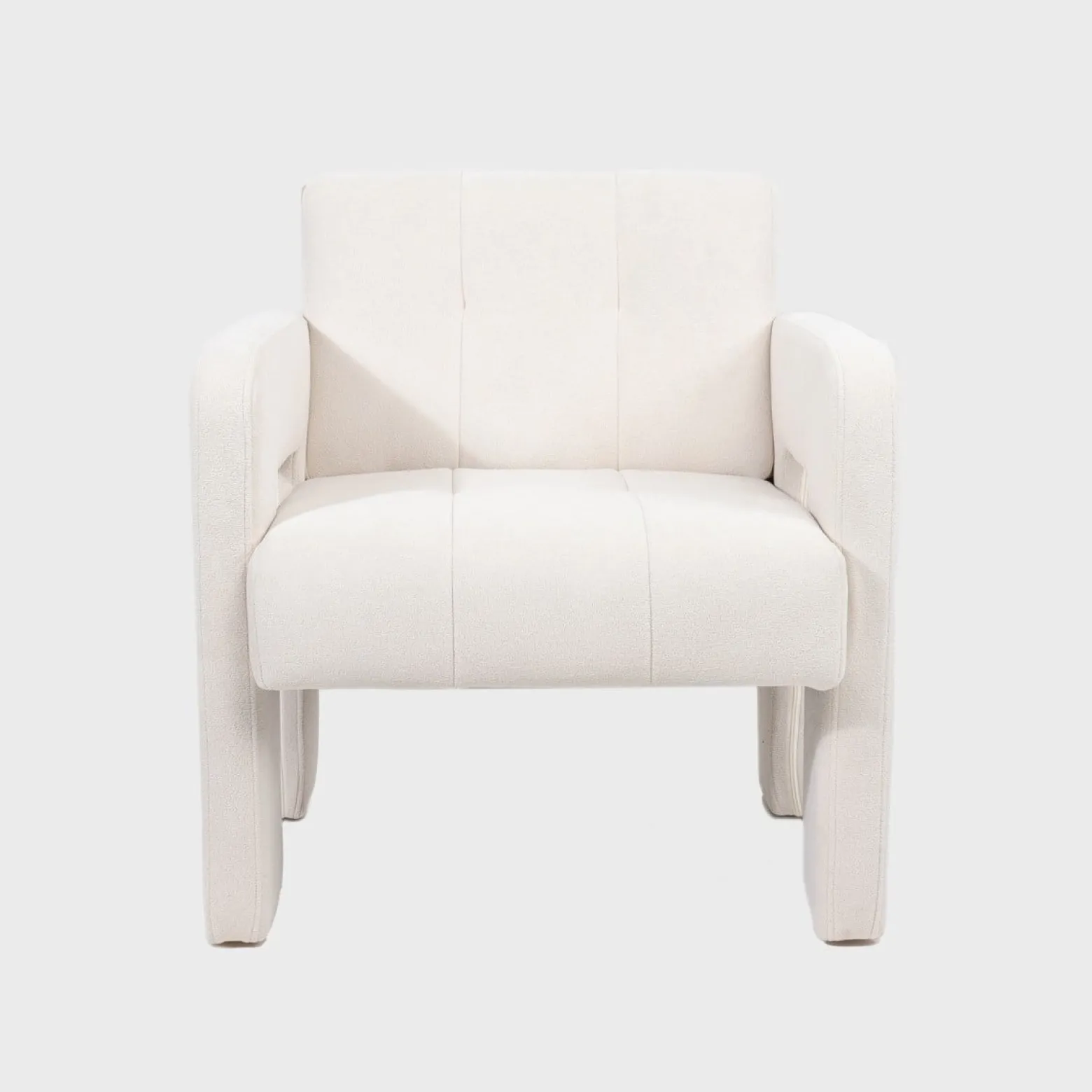 Fotel PELLE Beżowy 68x74x72 cm HOMLA