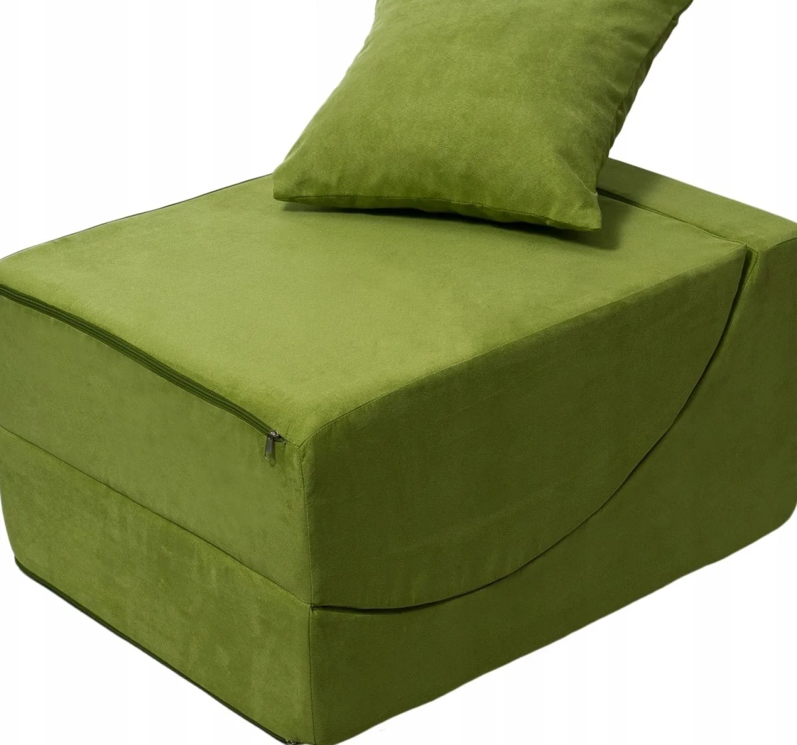 Fotel relaksacyjny VELINDA 150x60x40cm 3w1 składany sofa pufa leżanka