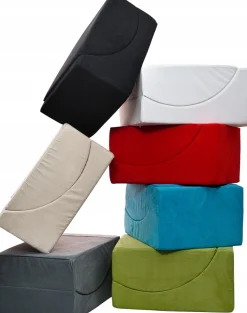 Fotel relaksacyjny VELINDA 150x60x40cm 3w1 składany sofa pufa leżanka