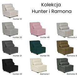 Fotel rozkładany f spania KIMO pojemnik Family Meble Hunter zielony