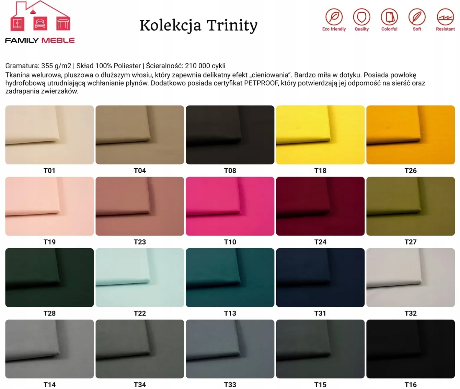 Fotel uszak Gaja Family Meble ŁOSOSIOWY brzoskwiniowy