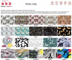 Fotel Uszak romby GEOMETRYCZNY motyw GRAFITOWY