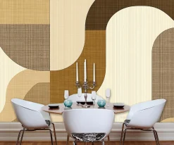 Fototapeta Abstrakcja Beżowy Boho Sypialnia Salon Tapeta Flizelina 250X175