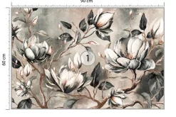 Fototapeta Abstrakcyjne Magnolie Na Betonie 90x60cm
