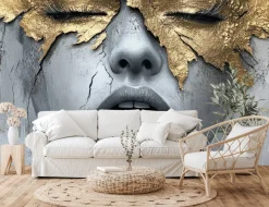 Fototapeta Abstrakcyjny Portret Kobiety 300x210cm