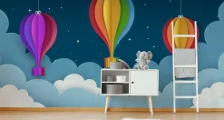 Fototapeta BALONY Niebo Styl Skandynawski 3D 90x60cm
