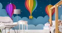 Fototapeta BALONY Niebo Styl Skandynawski 3D 90x60cm