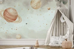 Fototapeta Dla Dzieci KOSMOS W Stylu Boho 90x60cm