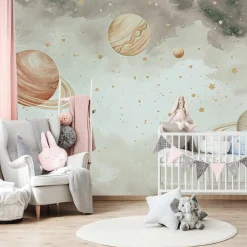 Fototapeta Dla Dzieci KOSMOS W Stylu Boho 90x60cm