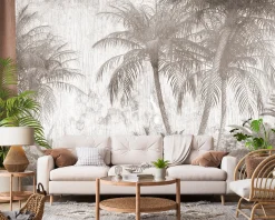 Fototapeta DO Salonu Abstrakcyjne Drzewa Palmowe 90x60cm