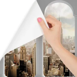 Fototapeta Do Salonu KOLUMNY Panorama NYC 90x60cm