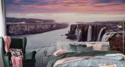Fototapeta Do Salonu Wodospad Selfoss 90x60cm
