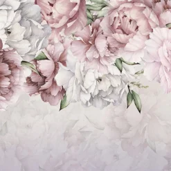 Fototapeta Do Sypialni Pastelowe Peonie 90x60cm