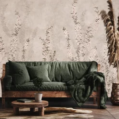 Fototapeta Drobne Kwiaty Na Betonie 90x60cm