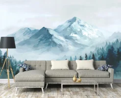 Fototapeta Góry Zielony Na Flizelinie Do Sypialni Salonu 250x175