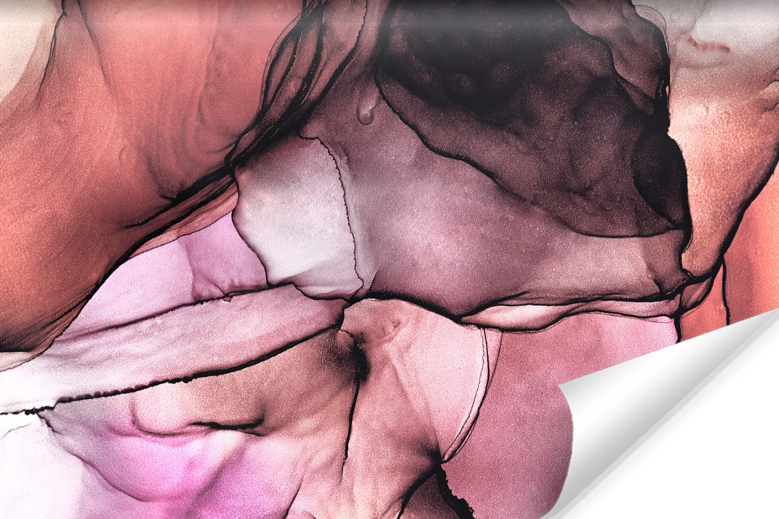 Fototapeta Kolorowa ABSTRAKCJA Akwarela 90x60cm