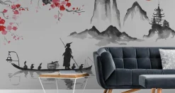 Fototapeta KRAJOBRAZ Japonia Malunek Dekor 90x60cm