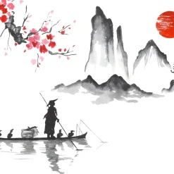Fototapeta KRAJOBRAZ Japonia Malunek Dekor 90x60cm