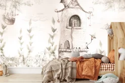 Fototapeta Królewna W Wieży W Stylu Boho 90x60cm