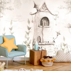 Fototapeta Królewna W Wieży W Stylu Boho 90x60cm