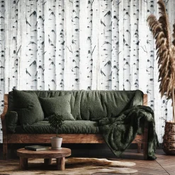 Fototapeta Las Brzozowy W Stylu Vintage 90x60cm