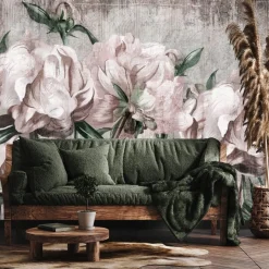 Fototapeta Malowane Peonie 90x60cm