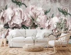 Fototapeta Malowane Peonie 90x60cm