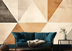 Fototapeta Minimalistyczne Trójkąty Styl Boho 416x254cm