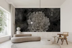 Fototapeta Monochromatyczna Kwiatowa Abstrakcja 416x290cm