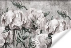 Fototapeta Peonie W Stylu Vintage 90x60cm
