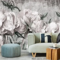 Fototapeta Peonie W Stylu Vintage 90x60cm